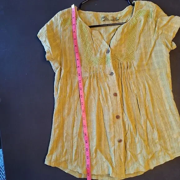Prana Blouse small yellow - Picture 3 of 8